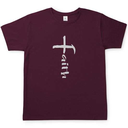 Faith Kreuz christliches Herren T-Shirt