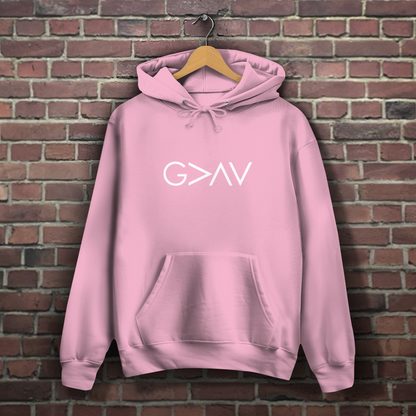 God is Greater Than The Highs - Christlicher Damen Hoodie
