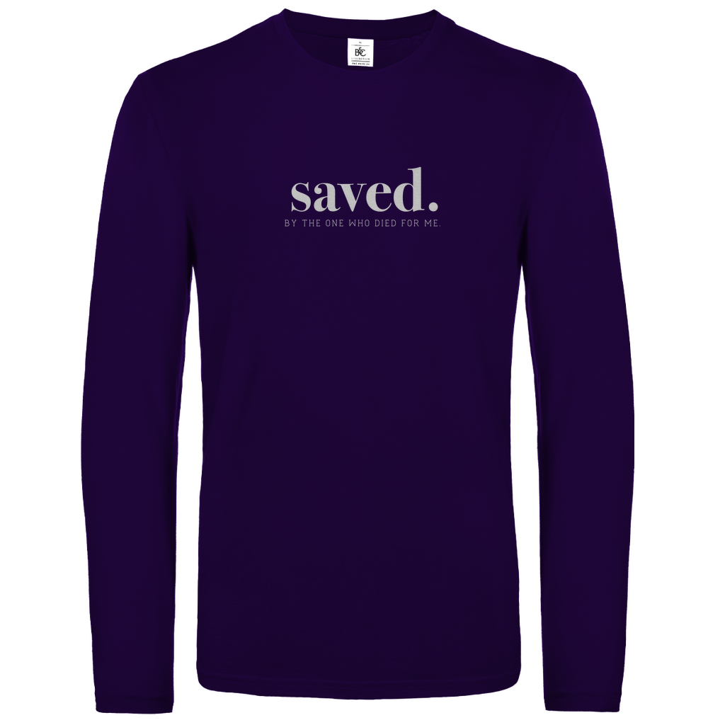 Saved christliches Unisex Langarmshirt