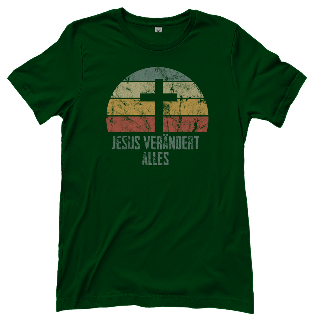 Jesus verändert alles Rose Damen T-Shirt