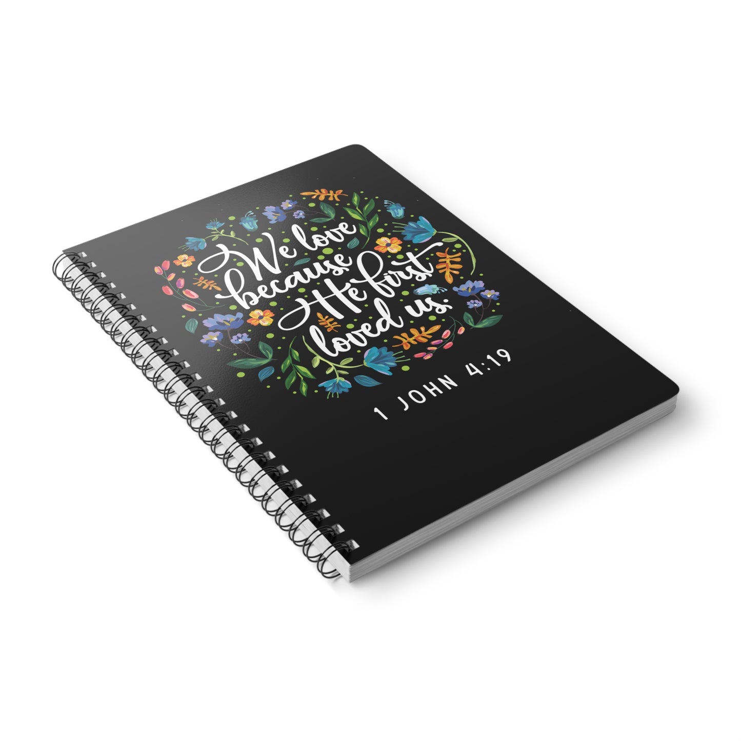 We Love Because He Loved Us | Christliches Notizbuch | Christliche Geschenke | Gesegnet