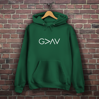 God is Greater Than The Highs - Christlicher Damen Hoodie