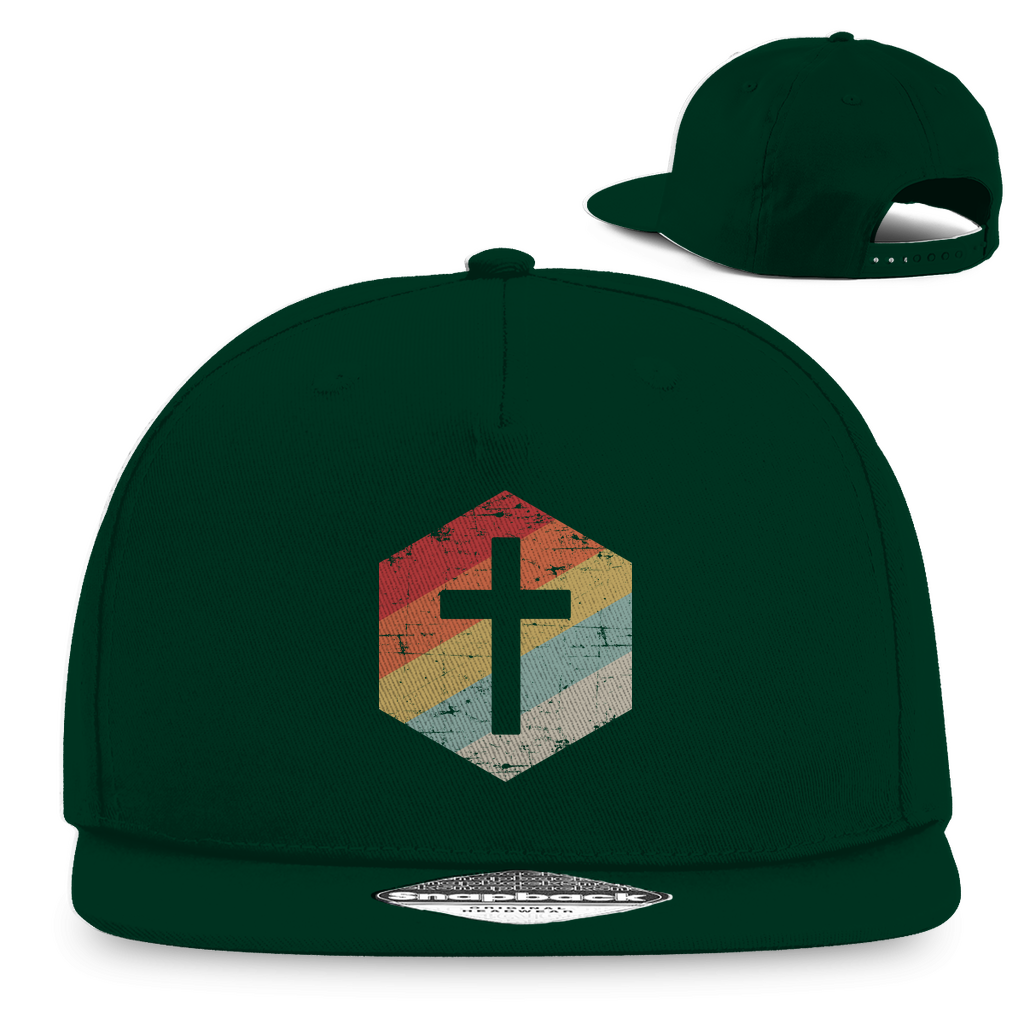 Retro Kreuz christliche Snapback Cap