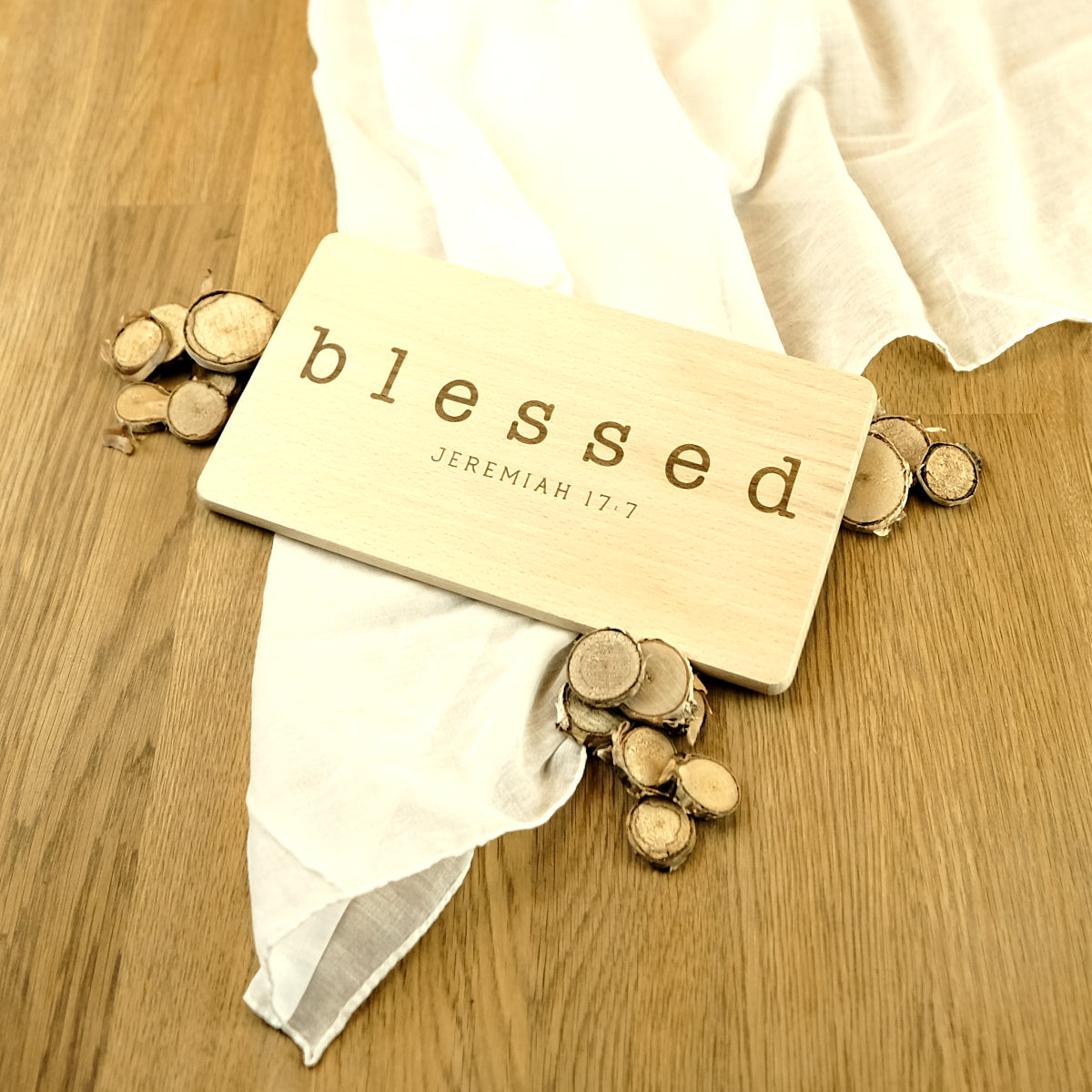 Blessed Jeremiah 17:7 - Dein christliches Frühstücksbrettchen!