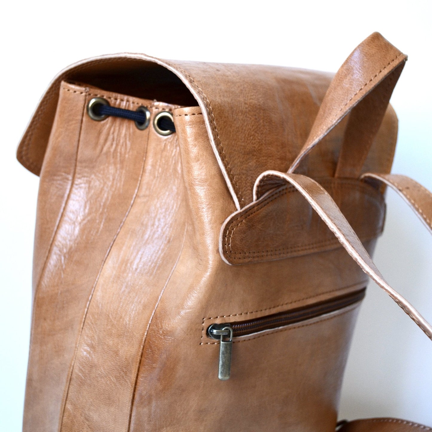 Fes Beutelrucksack Lederrucksack Cityrucksack Daypack Leder