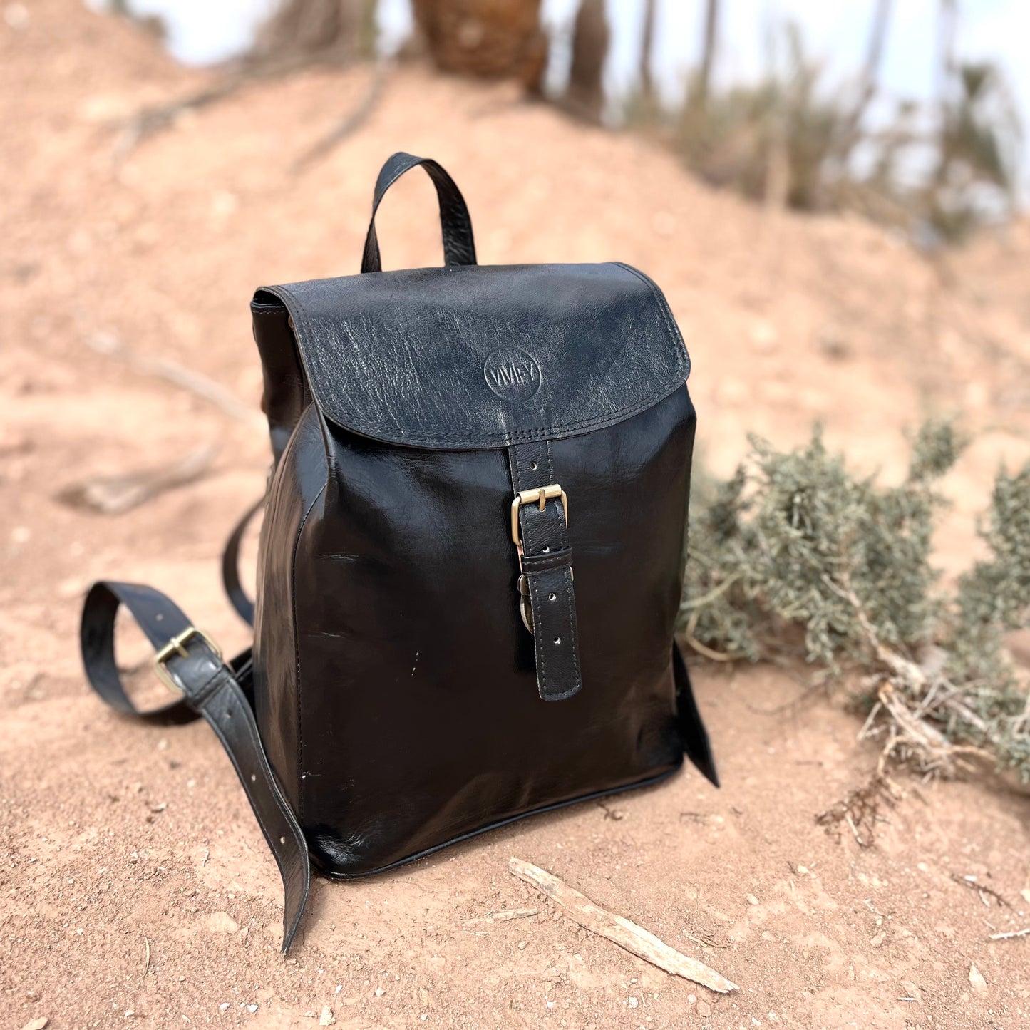 Fes Beutelrucksack Lederrucksack Cityrucksack Daypack Leder