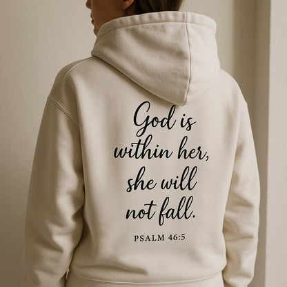 God is within her - christlicher Unisex Oversize Hoodie