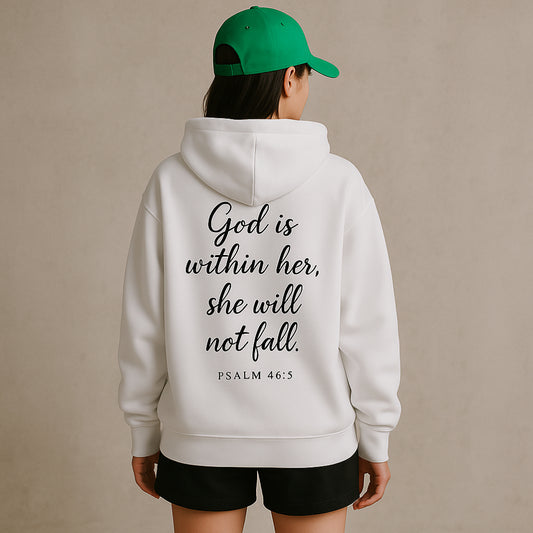 God is within her - christlicher Unisex Oversize Hoodie