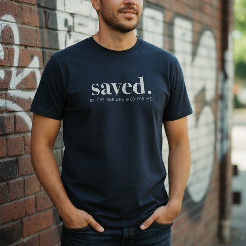 Saved christliches Herren T-Shirt
