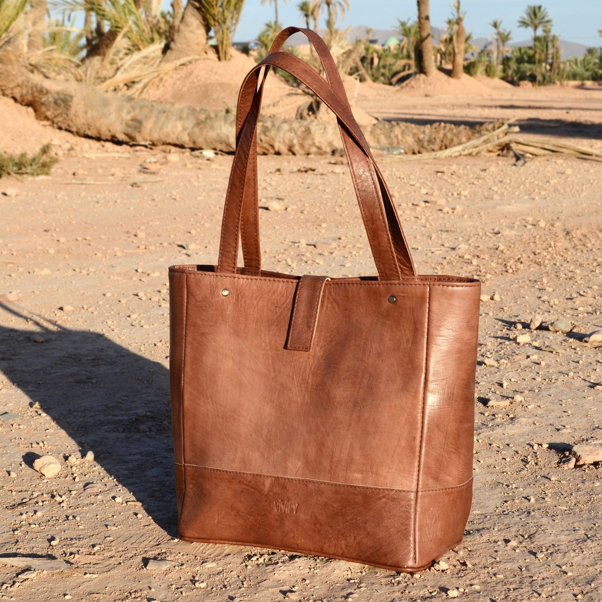 Kenitra Shopper Handtasche Umhängetasche Ledertasche Leder