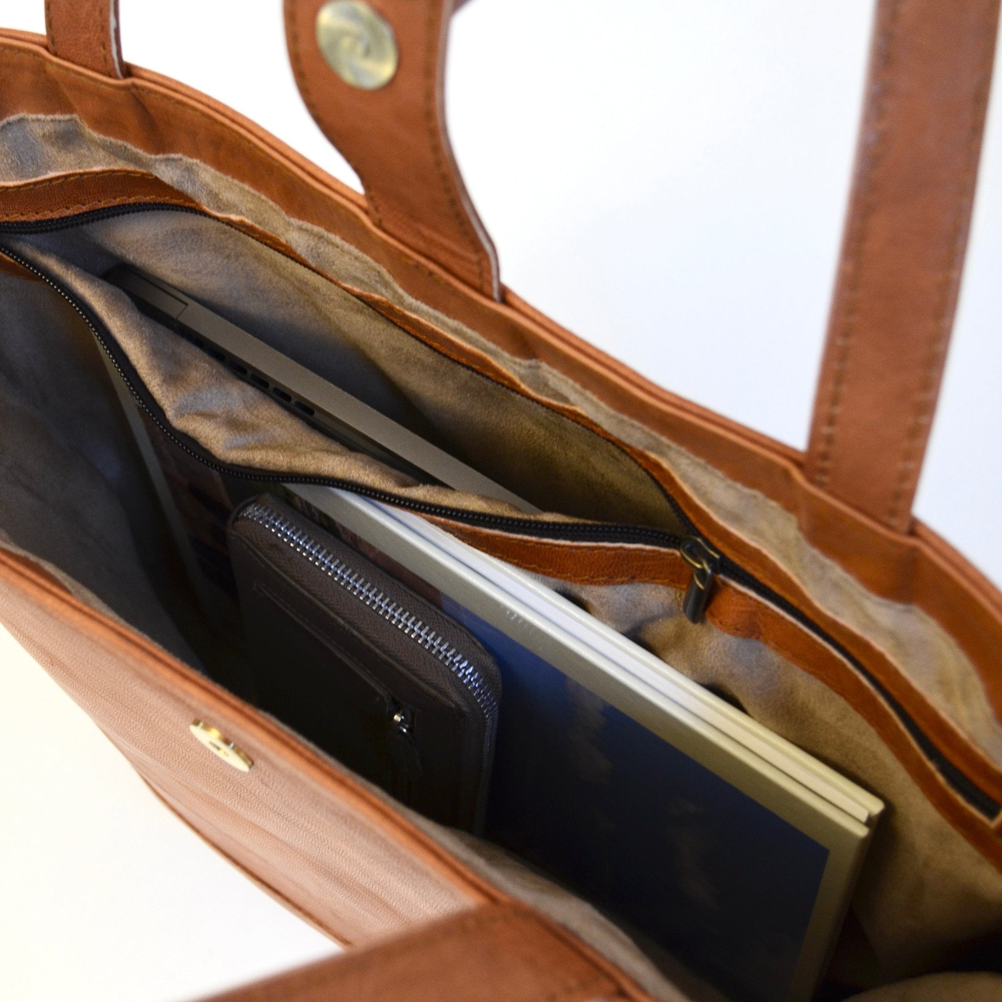 Kenitra Shopper Handtasche Umhängetasche Ledertasche Leder