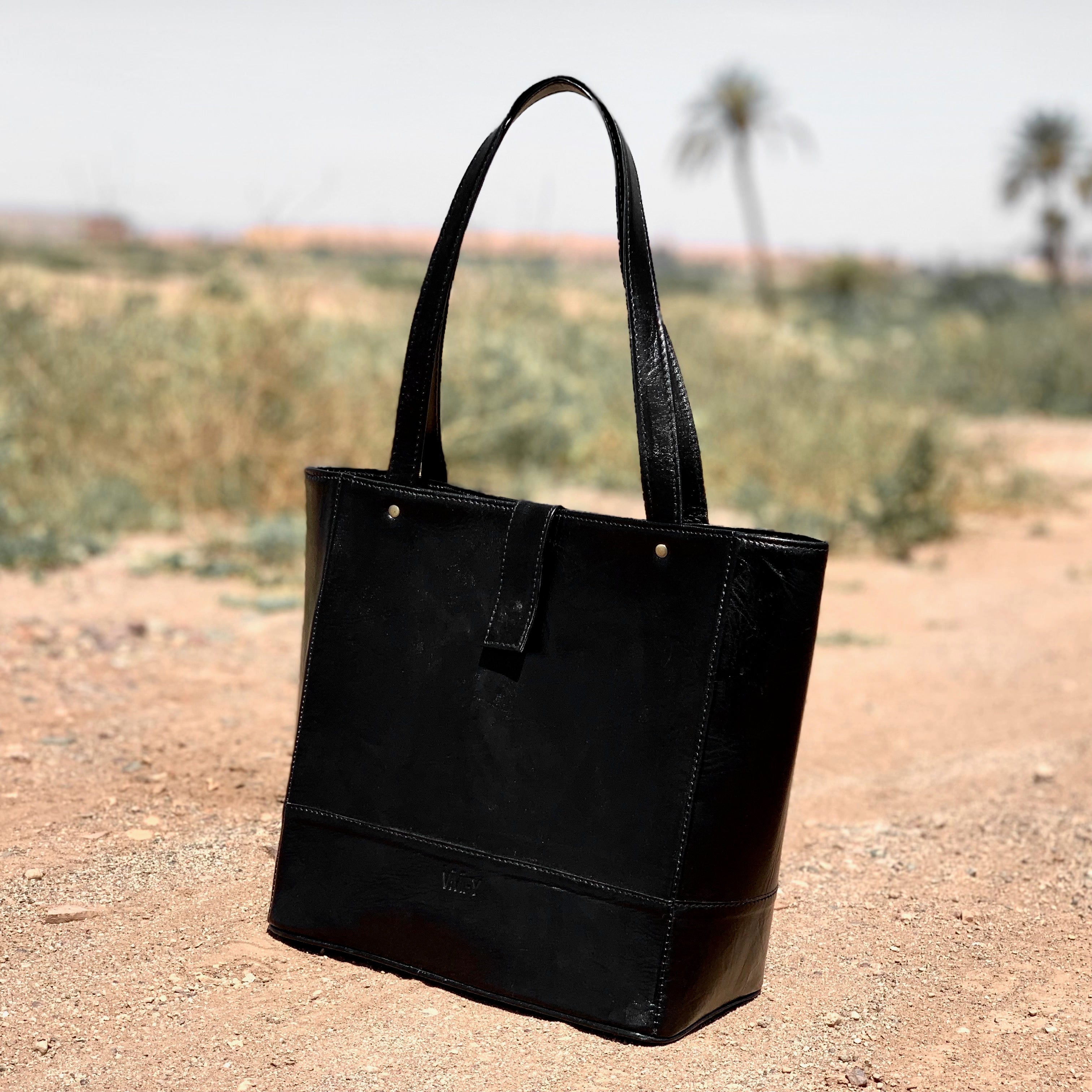 Kenitra Shopper Handtasche Umhängetasche Ledertasche Leder