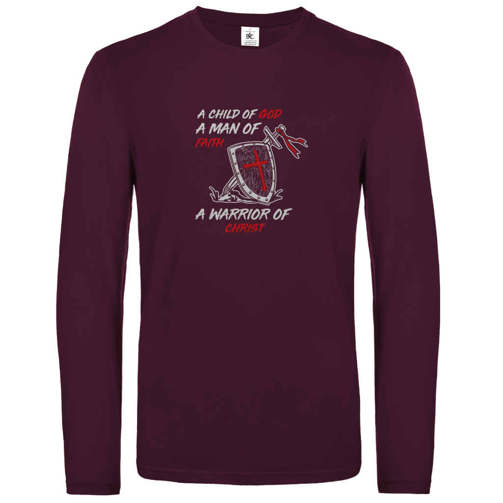 Child of God Man of Faith christliches Unisex Langarmshirt
