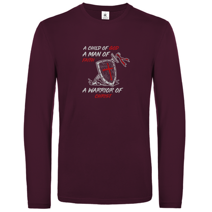 Child of God Man of Faith christliches Unisex Langarmshirt