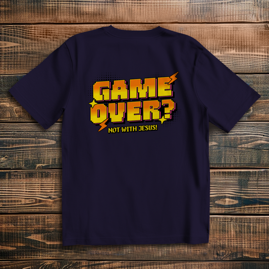 Game Over Not with Jesus Oversize T-Shirt