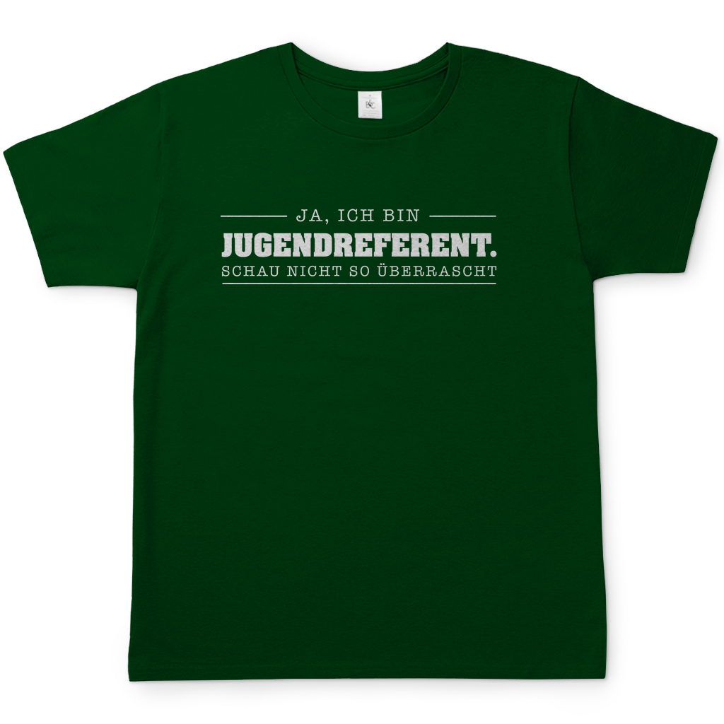 Ja, ich bin Jugendreferent Schau nicht so überrascht christliches Herren T-Shirt