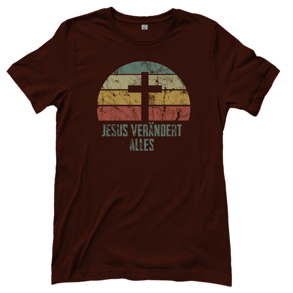 Jesus verändert alles Rose Damen T-Shirt