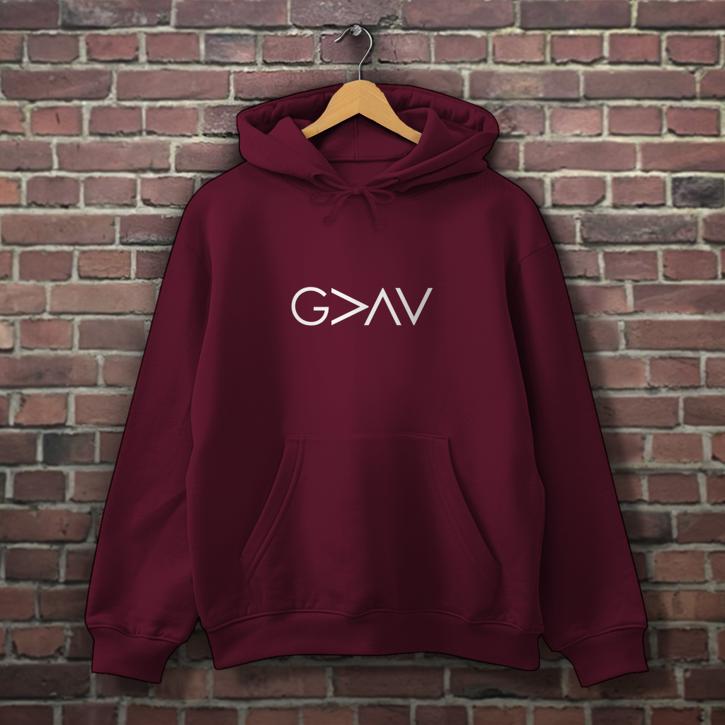 God is Greater Than The Highs - Christlicher Herren Hoodie