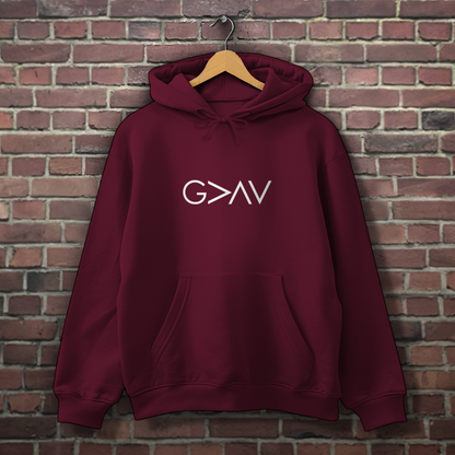 God is Greater Than The Highs - Christlicher Herren Hoodie