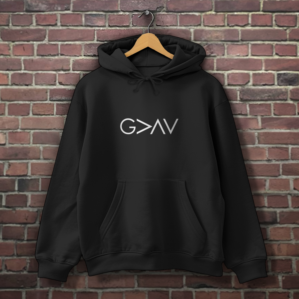 God is Greater Than The Highs - Christlicher Herren Hoodie