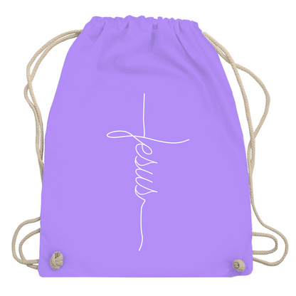 Jesus Logo christlicher Turnbeutel