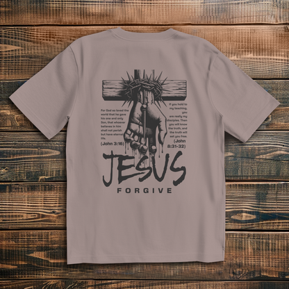 Jesus Forgive Oversize T-Shirt