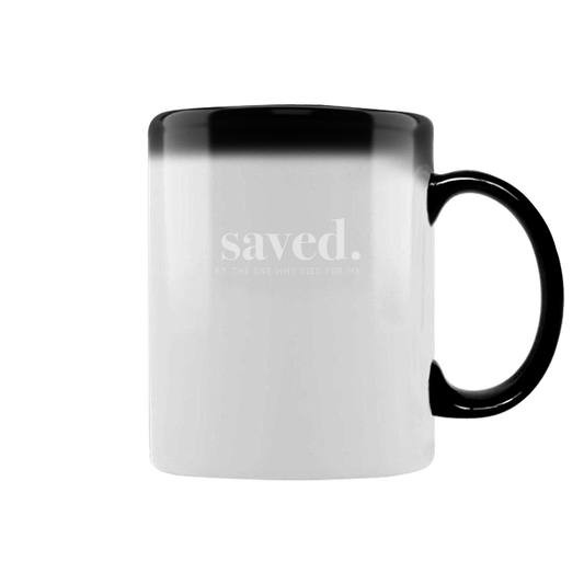 Saved - christliche Zaubertasse