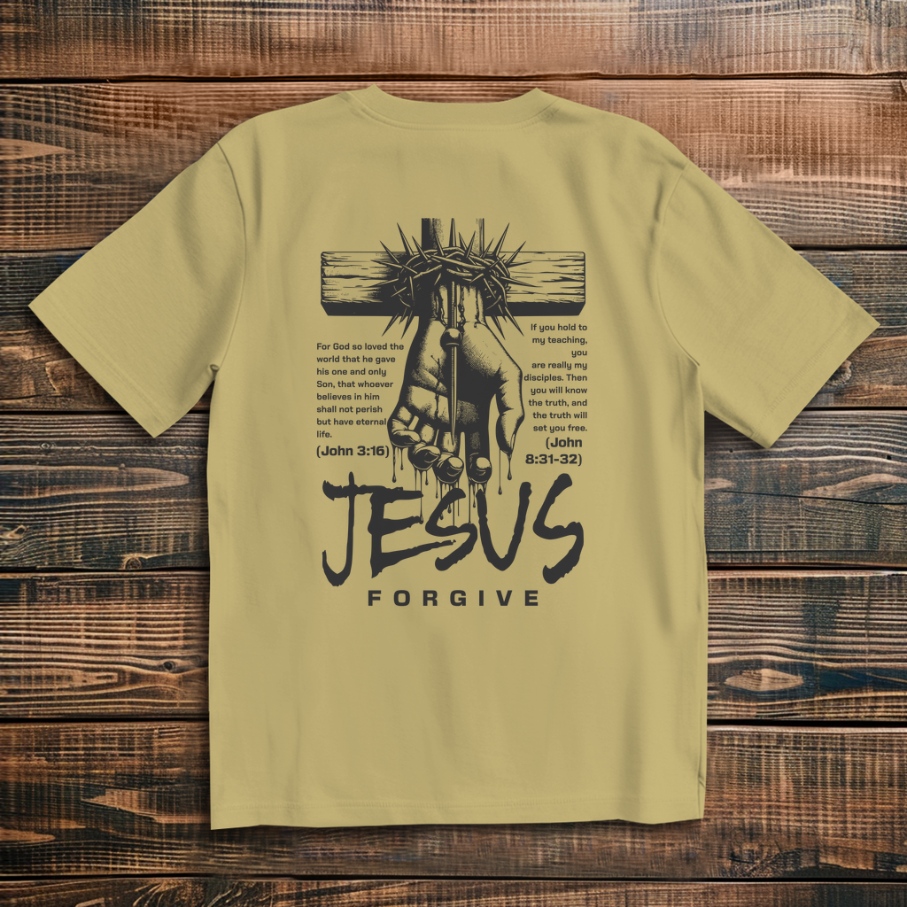 Jesus Forgive Oversize T-Shirt
