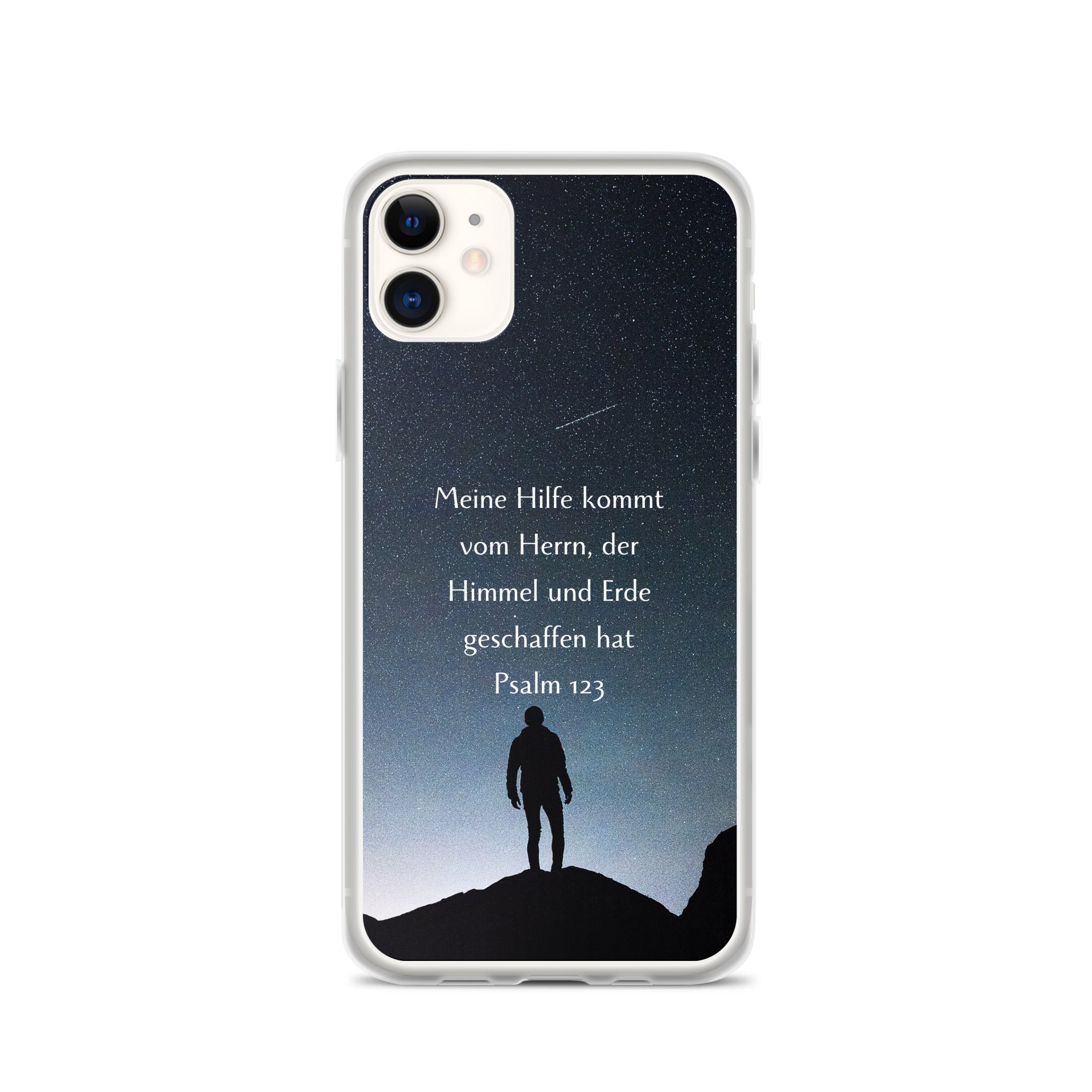 Meine Hilfe kommt vom Herrn Psalm 123 iPhone-Hülle