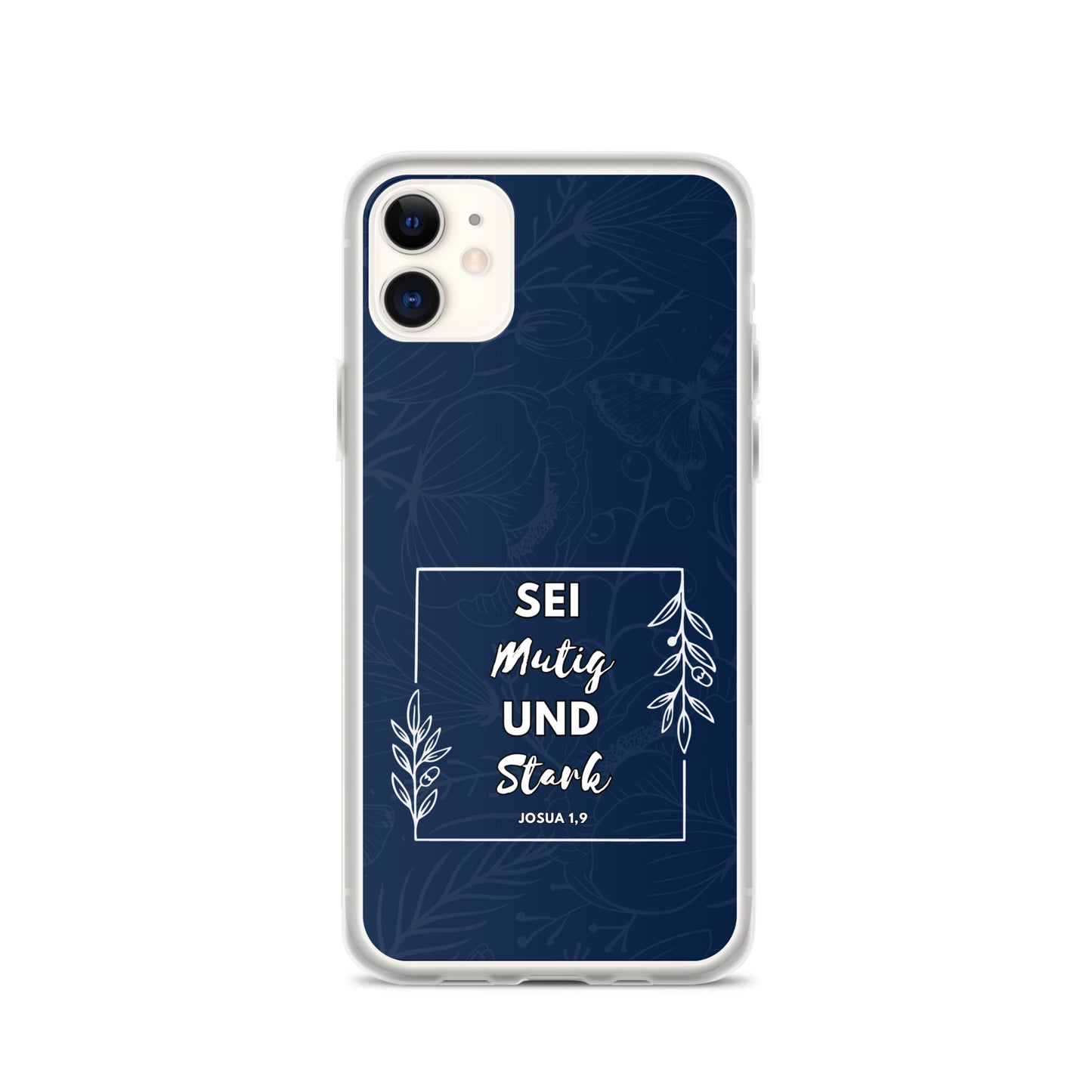 Sei mutig und stark Josua 1,9 iPhone-Hülle