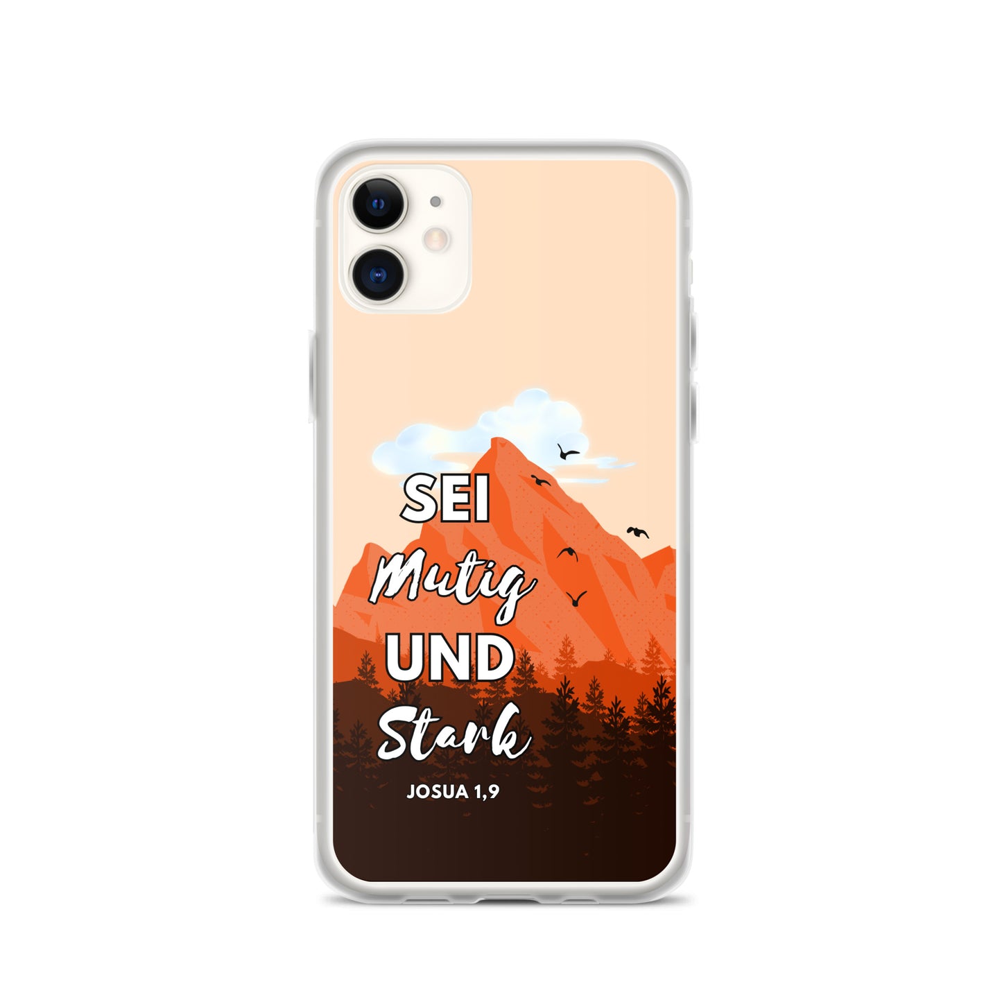 Sei mutig und stark iPhone-Hülle