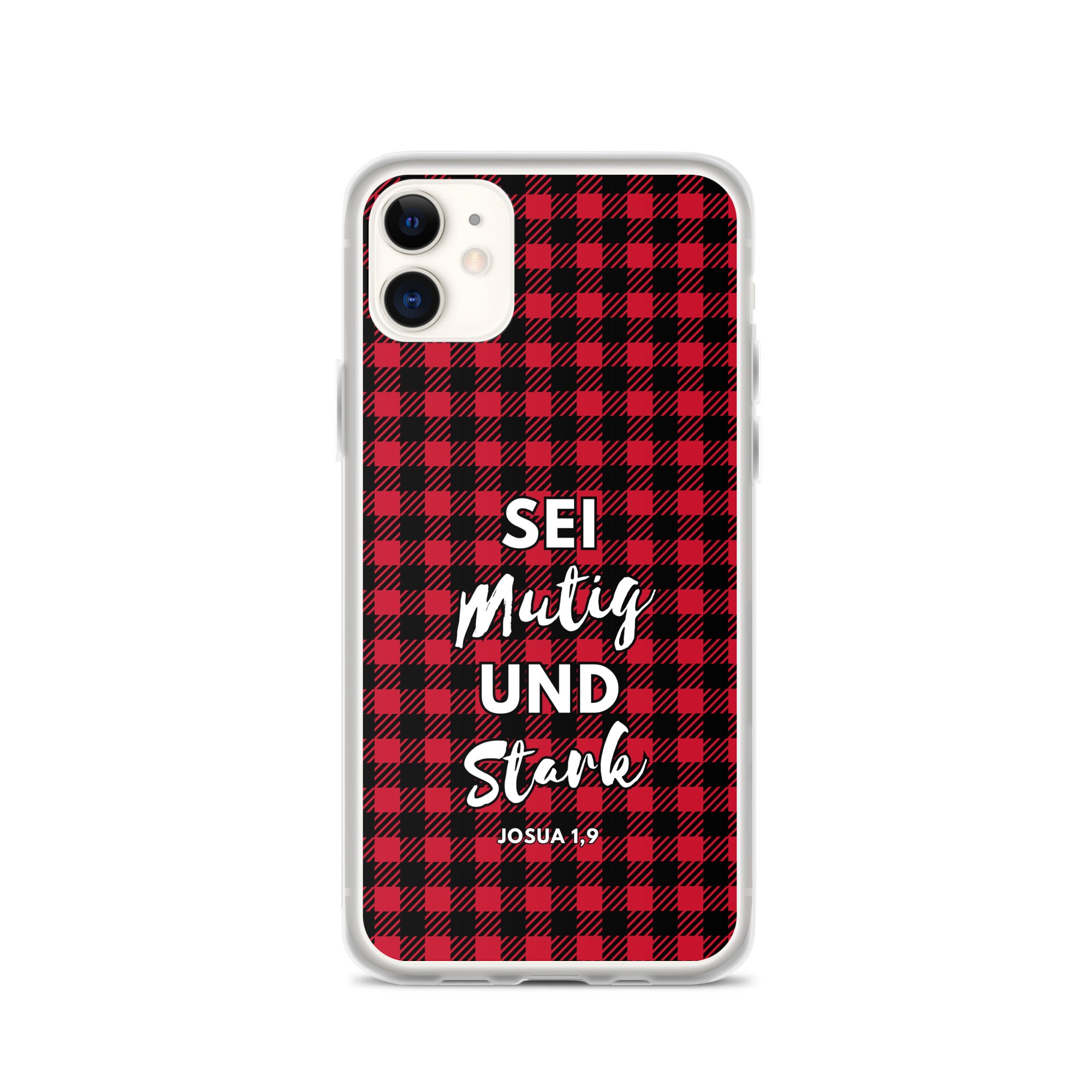 Sei mutig und stark Josua 1,9 iPhone-Hülle