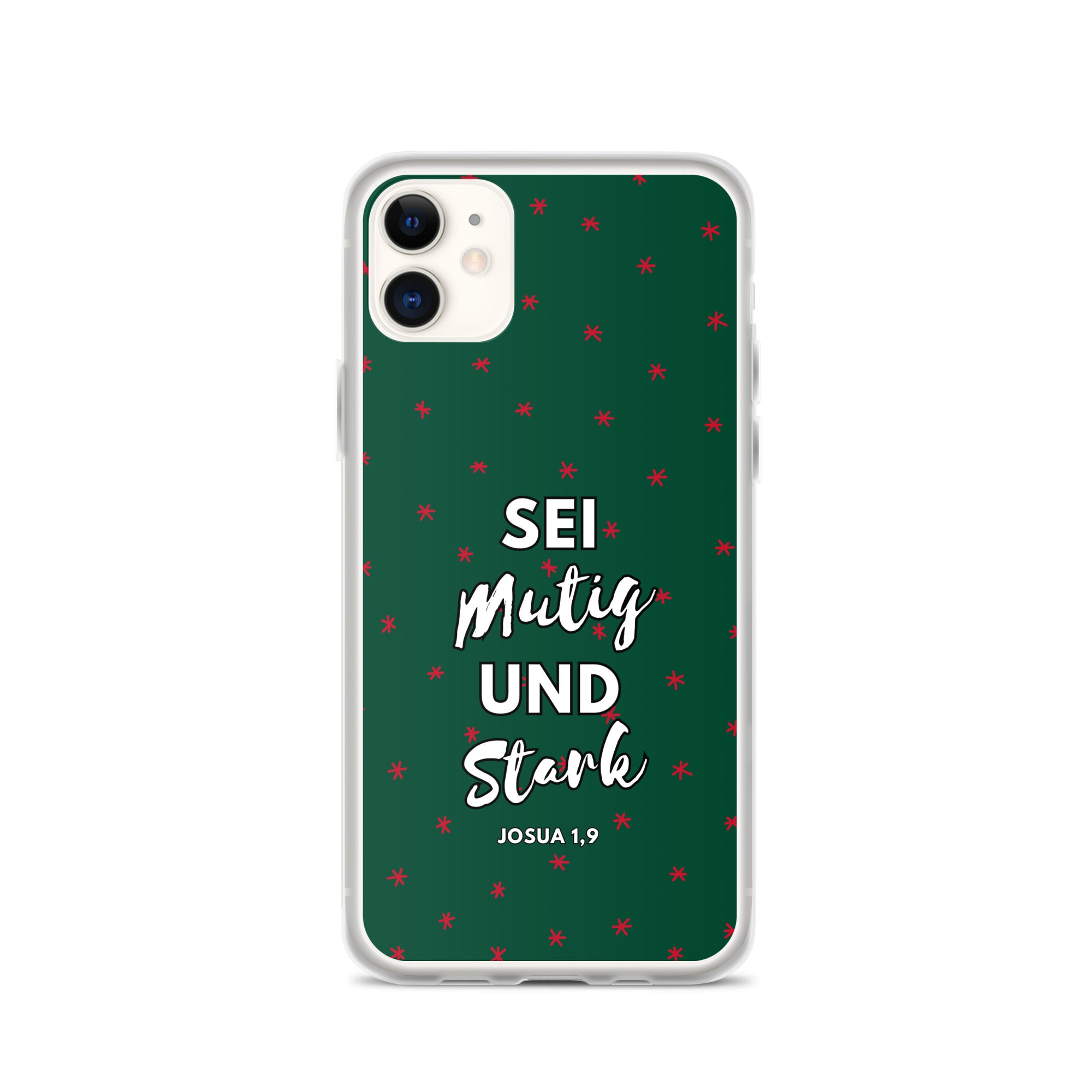 Sei mutig und stark Josua 1,9 iPhone-Hülle