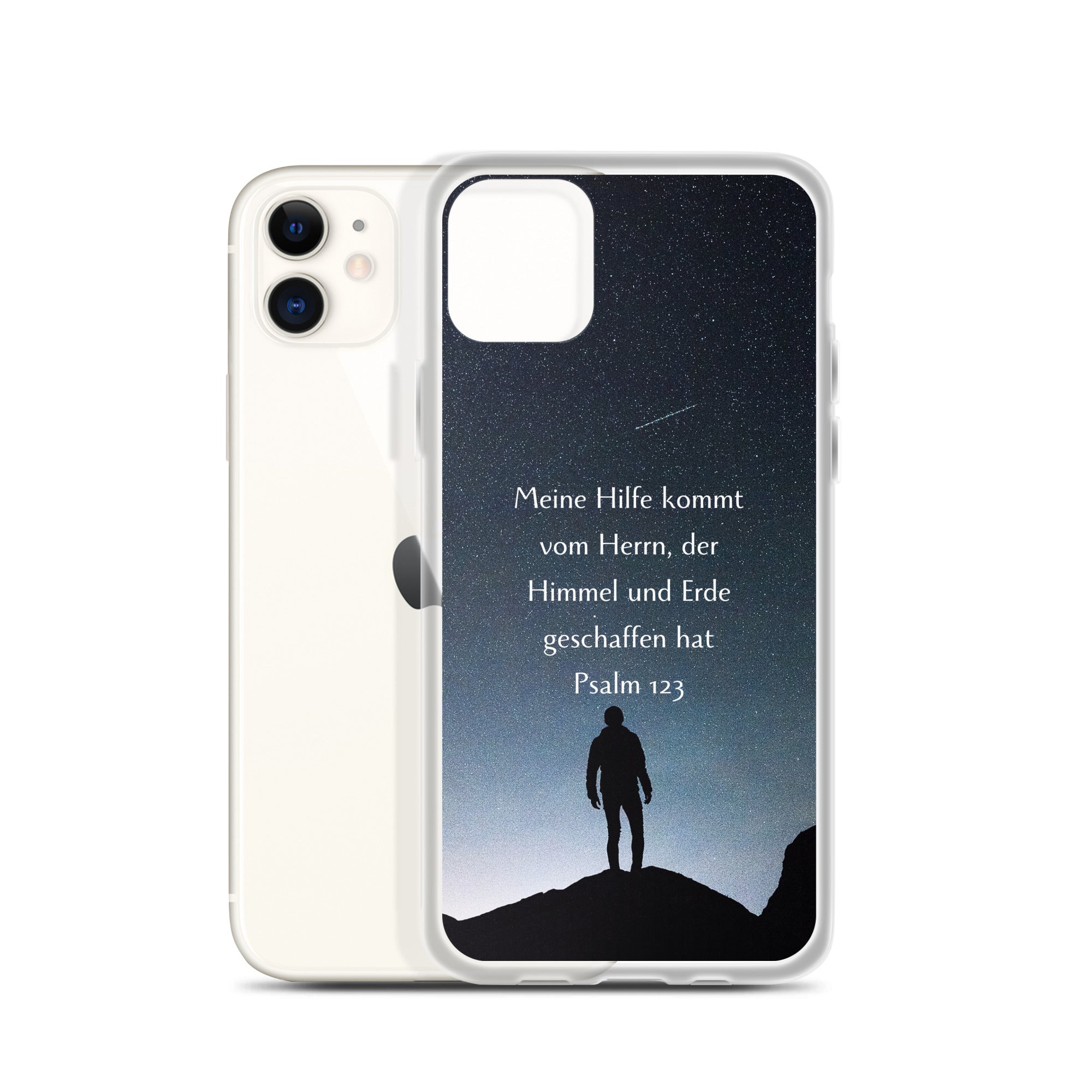 Meine Hilfe kommt vom Herrn Psalm 123 iPhone-Hülle