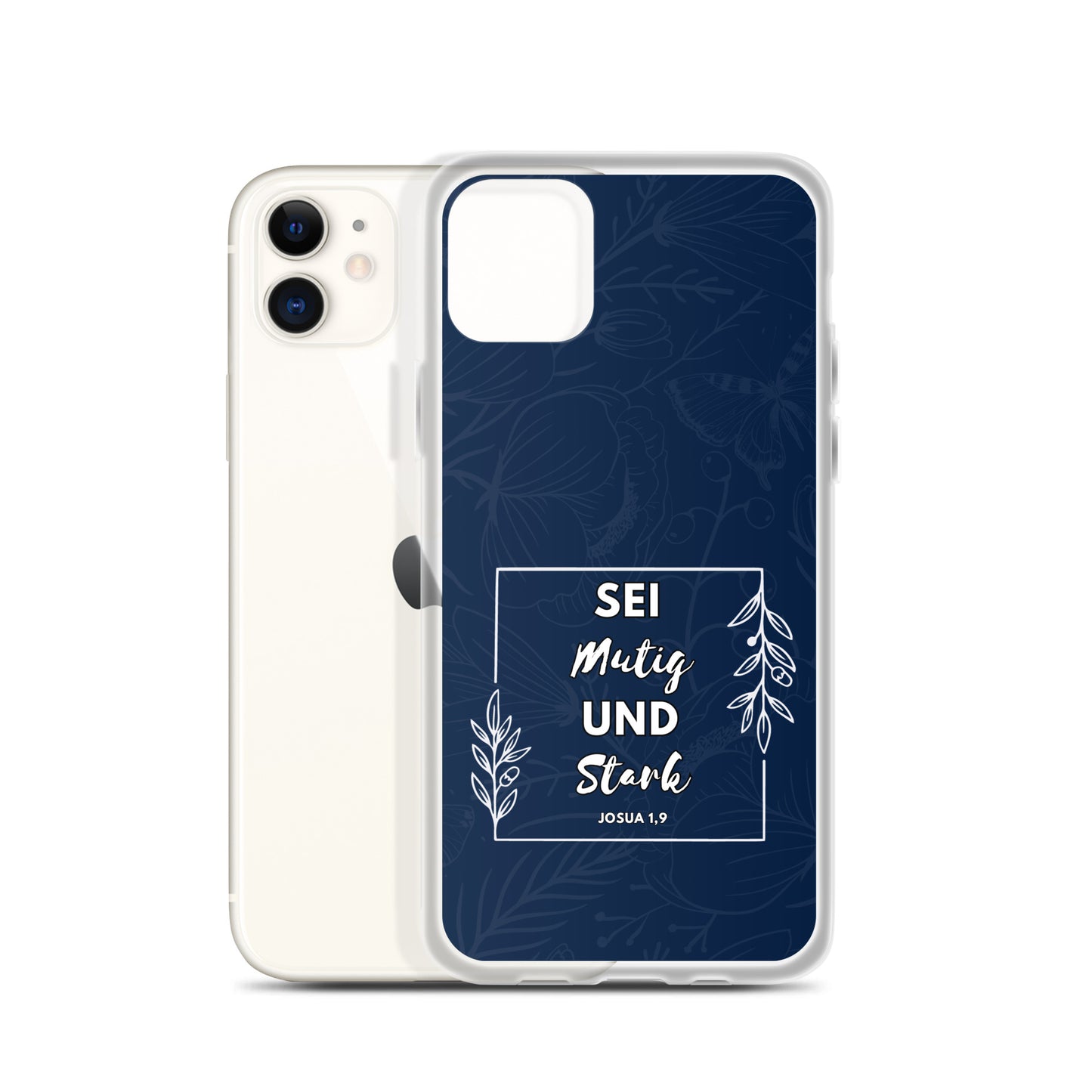 Sei mutig und stark Josua 1,9 iPhone-Hülle