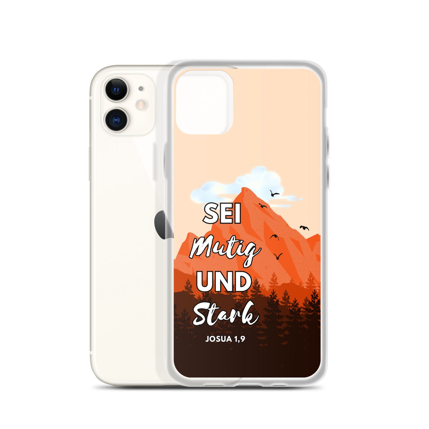 Sei mutig und stark iPhone-Hülle