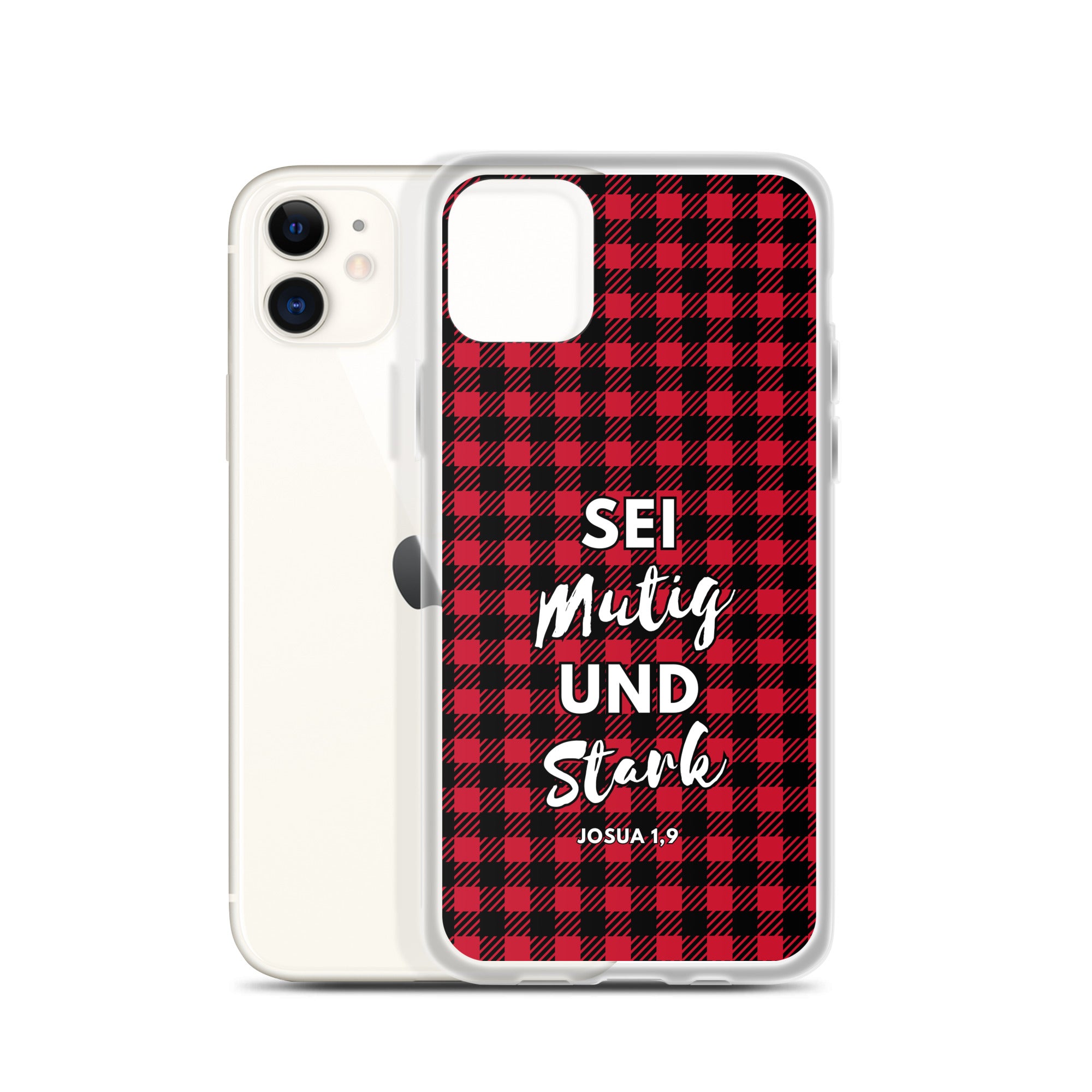 Sei mutig und stark Josua 1,9 iPhone-Hülle