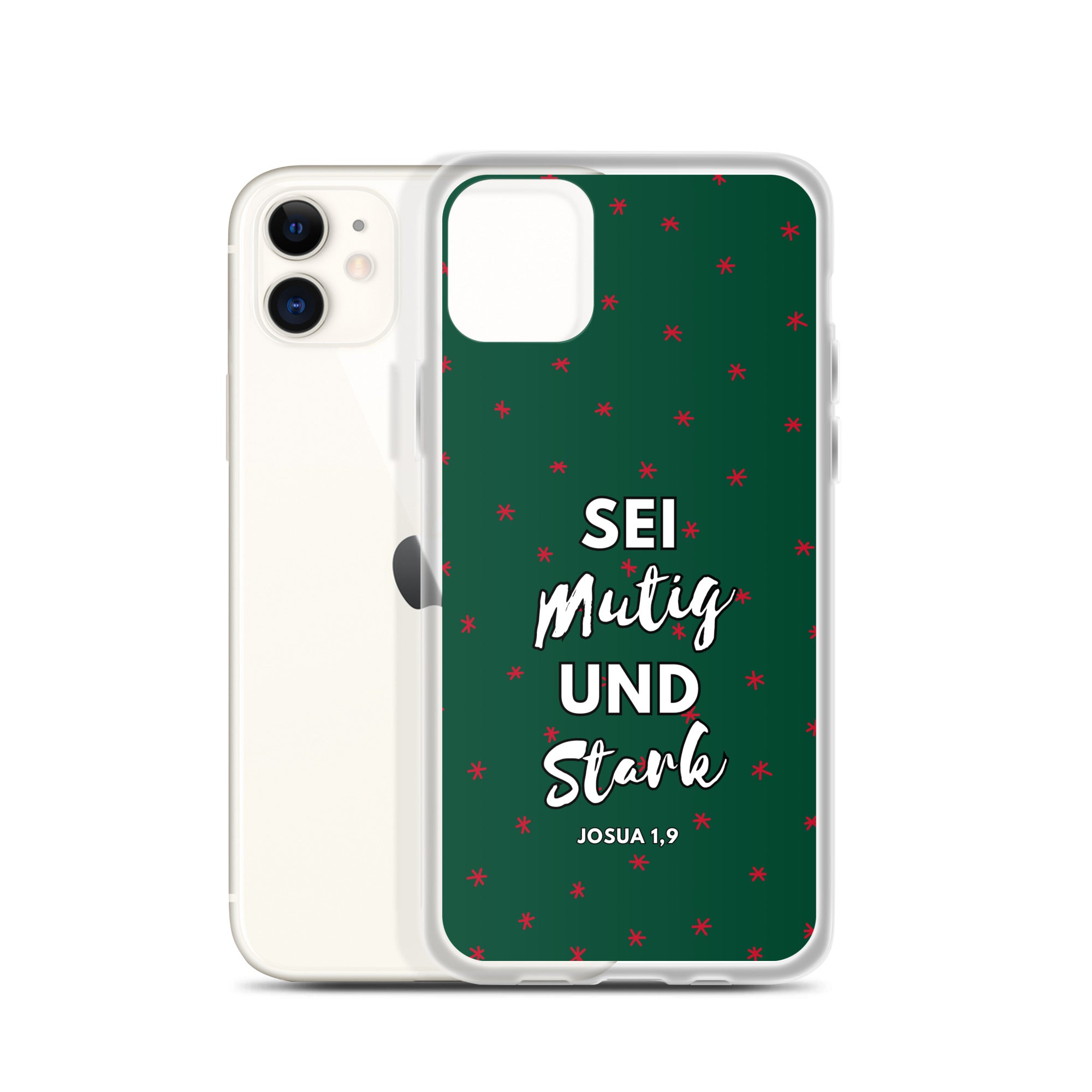 Sei mutig und stark Josua 1,9 iPhone-Hülle