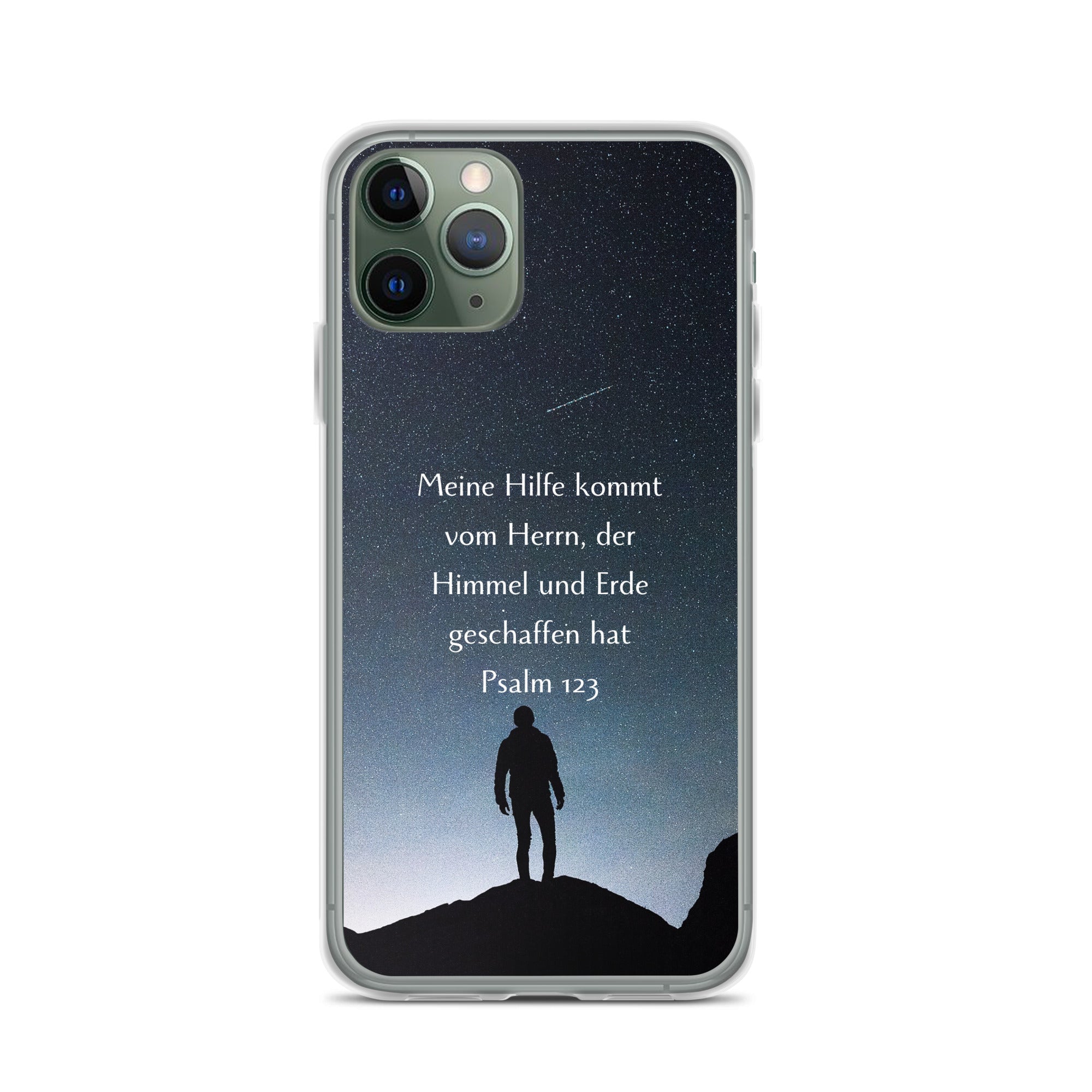 Meine Hilfe kommt vom Herrn Psalm 123 iPhone-Hülle