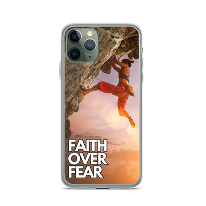 Faith over Fear Klettern Outdoor Damen iPhone-Hülle