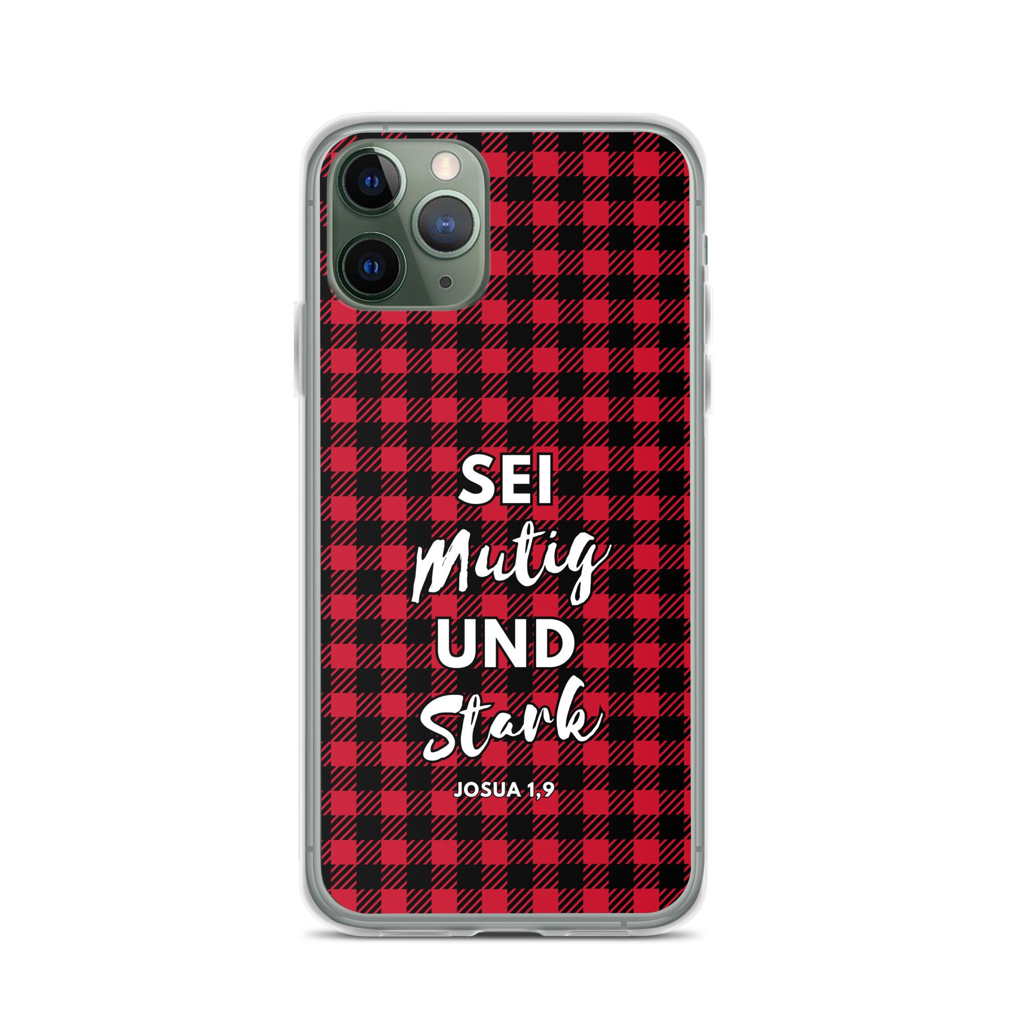 Sei mutig und stark Josua 1,9 iPhone-Hülle