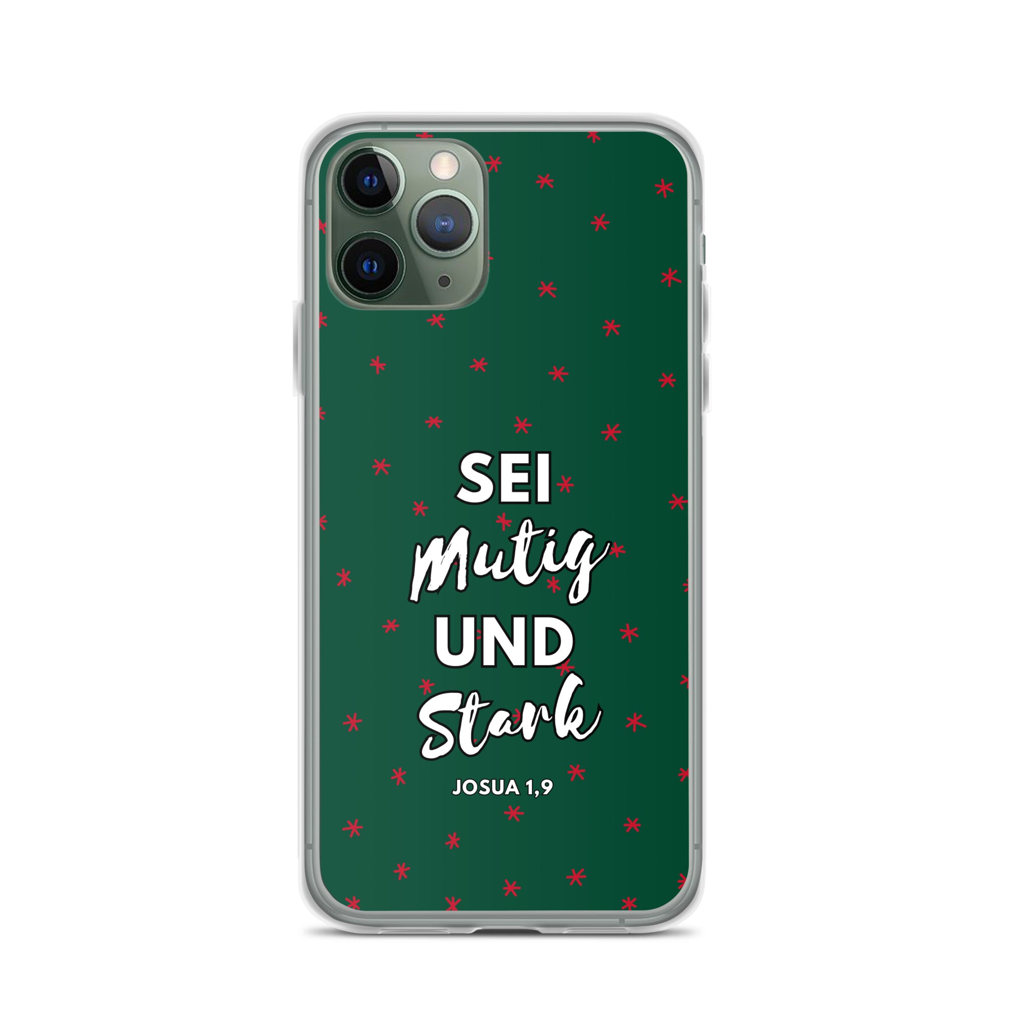 Sei mutig und stark Josua 1,9 iPhone-Hülle