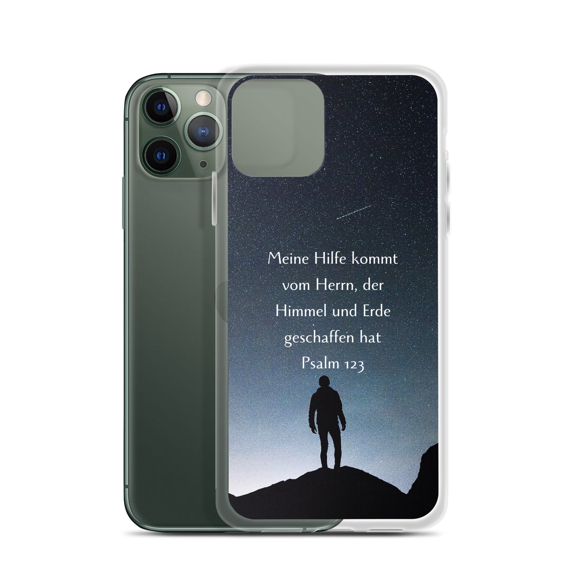 Meine Hilfe kommt vom Herrn Psalm 123 iPhone-Hülle