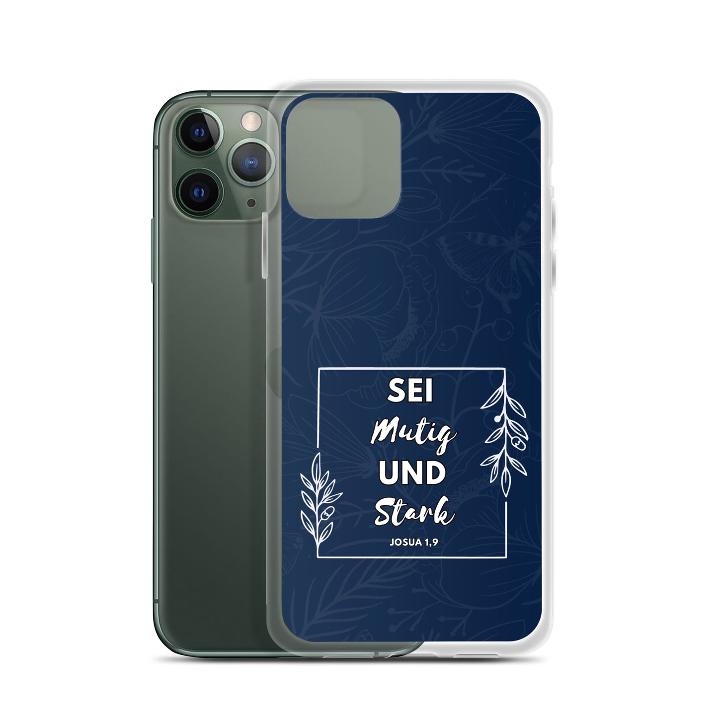 Sei mutig und stark Josua 1,9 iPhone-Hülle