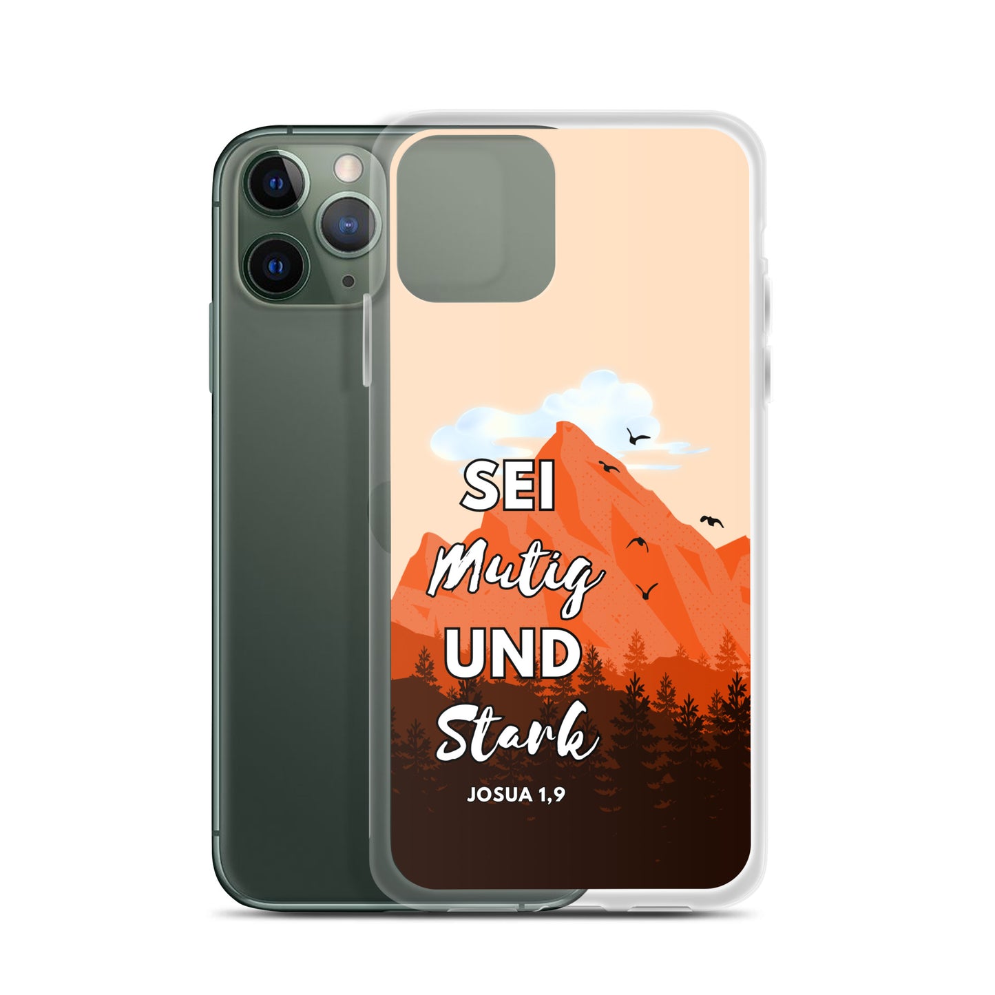 Sei mutig und stark iPhone-Hülle