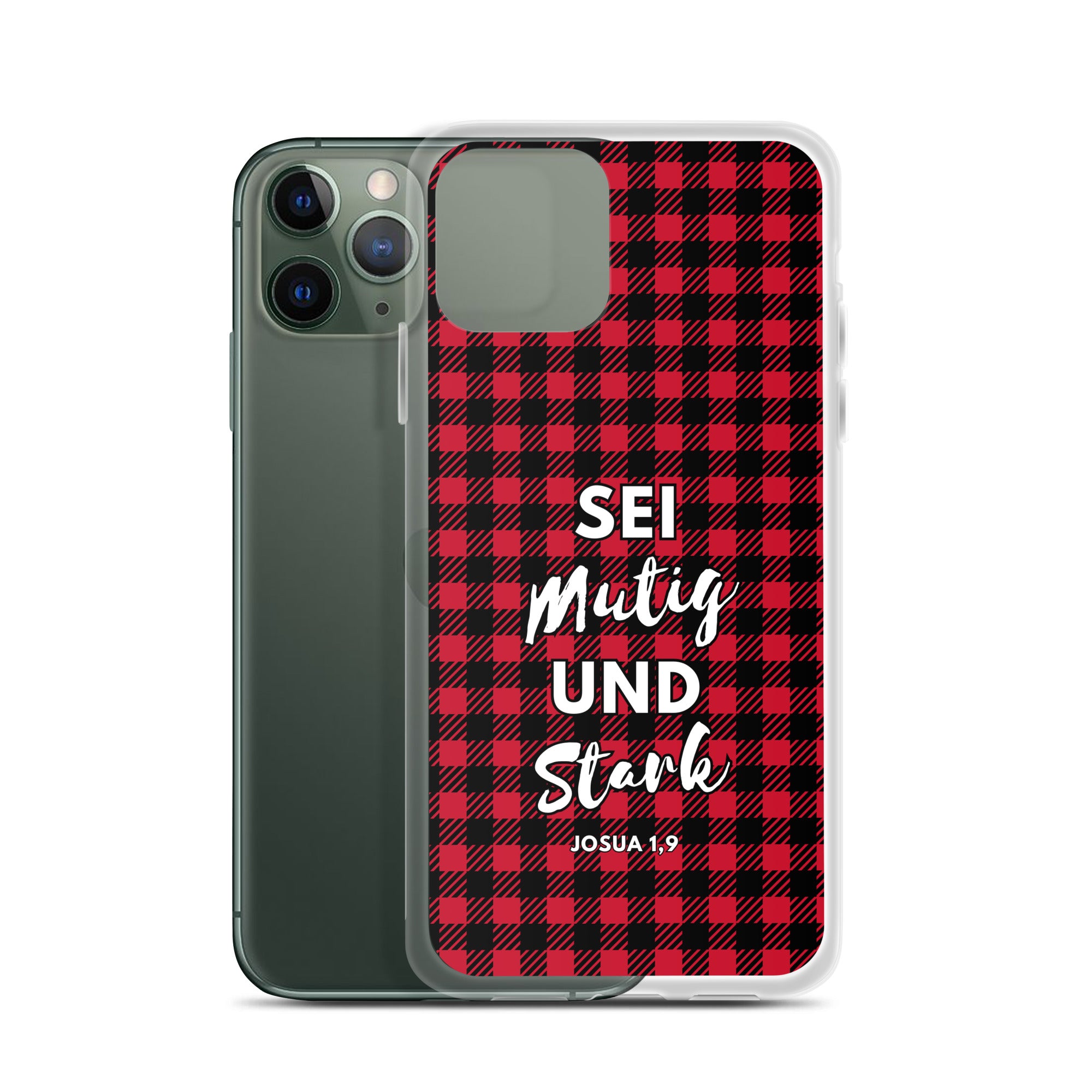 Sei mutig und stark Josua 1,9 iPhone-Hülle
