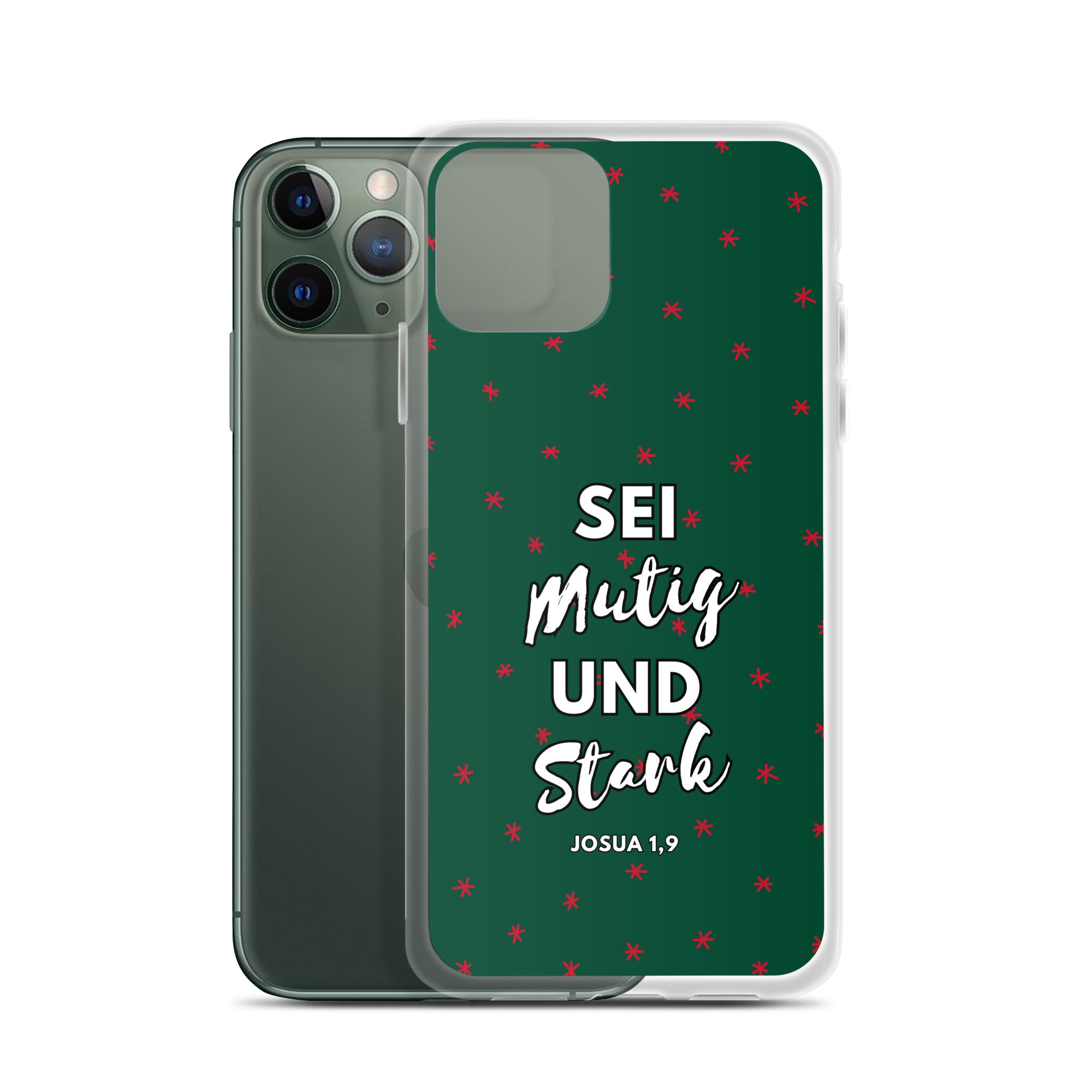 Sei mutig und stark Josua 1,9 iPhone-Hülle