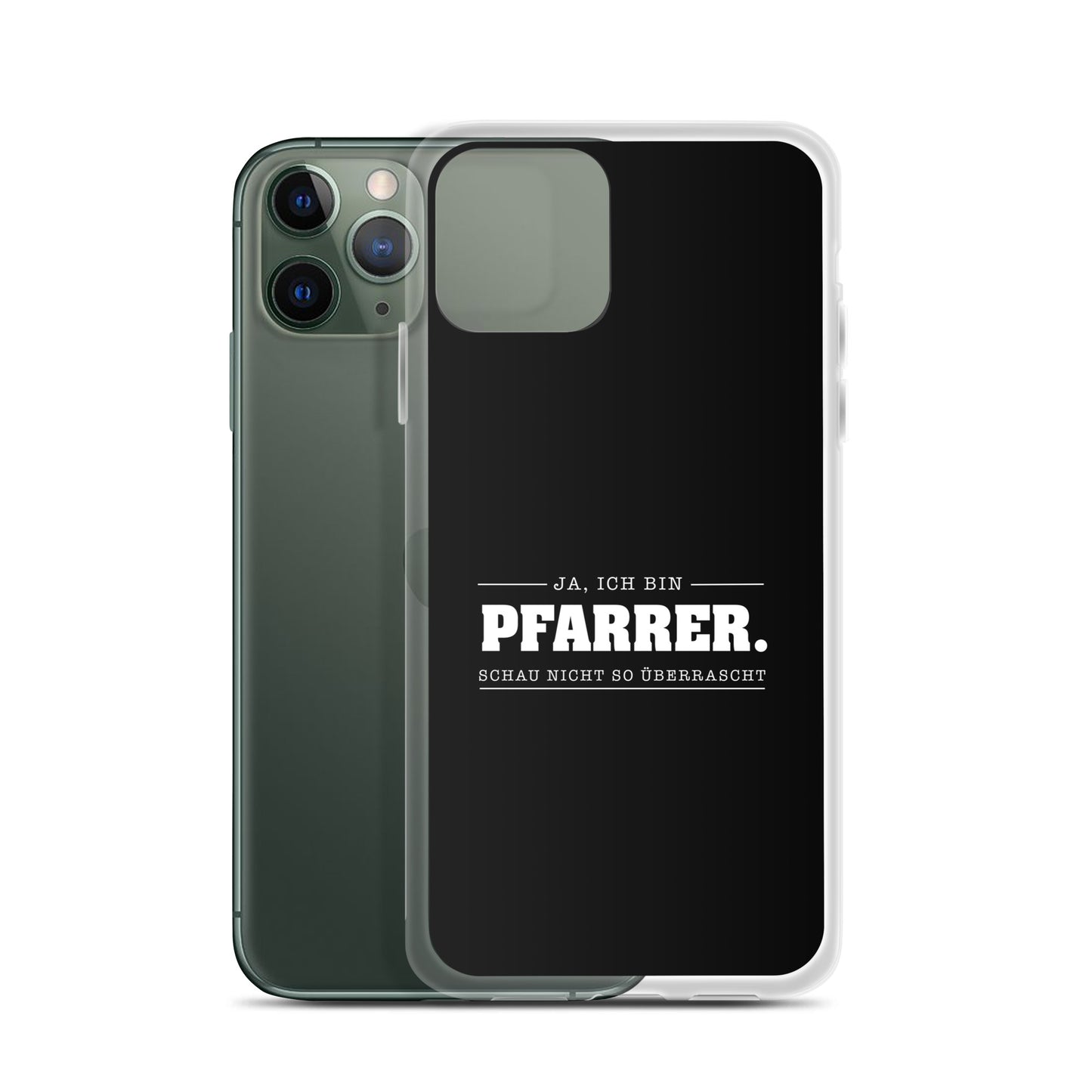 Ja ich bin Pfarrer Schau nicht so überrascht iPhone-Hülle iPhone-Hülle
