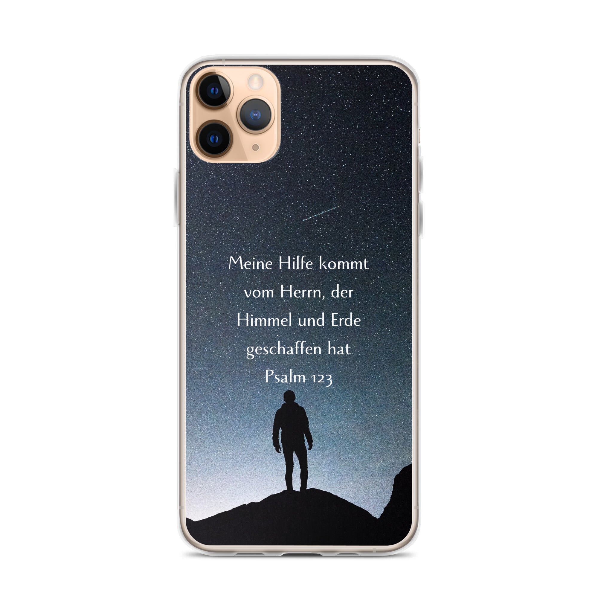 Meine Hilfe kommt vom Herrn Psalm 123 iPhone-Hülle