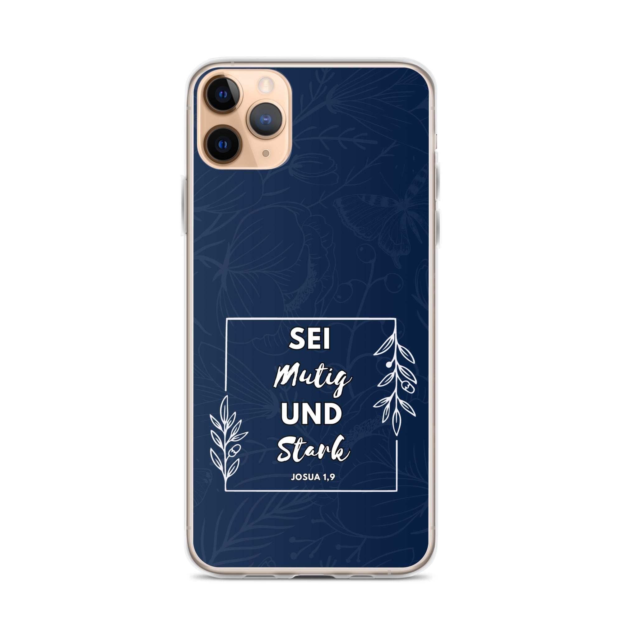 Sei mutig und stark Josua 1,9 iPhone-Hülle